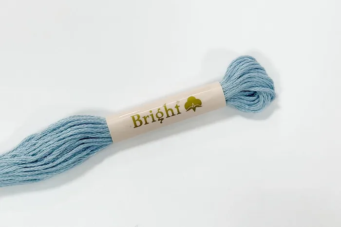 Нитки муліне 8 м Bright, блакитний блідий, 2502