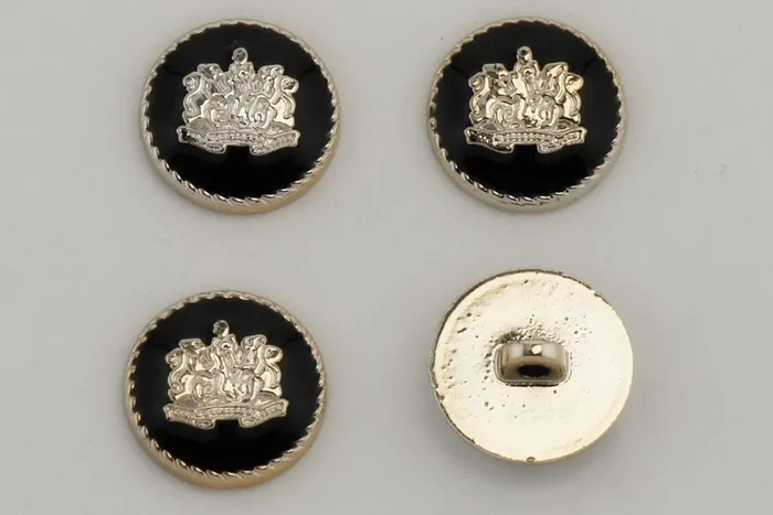 Гудзик 21 мм Mertbutton, золото, ATS-135-34-000/gold