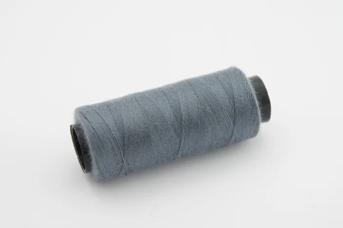 Нитки ПЕ №40/2 250 м Barva, сірий натуральний, 5025