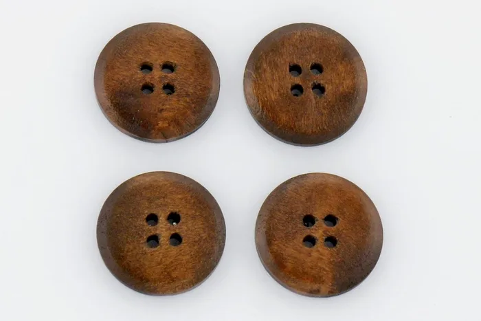 Гудзик 28 мм Mertbutton, коричневий, 1114-44-1265