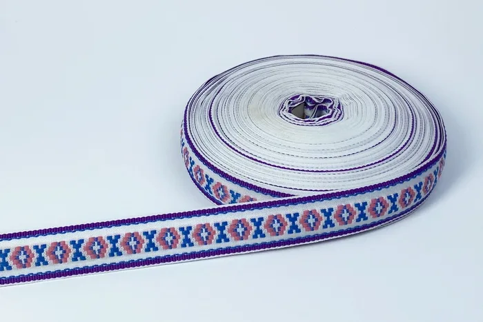 Тасьма оздоблювальна 23 мм, блакитний яскравий, 2В165-45-1216/1201