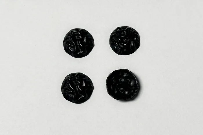 Гудзик металевий 20 мм Mertbutton, чорний, UTS-42-32-black