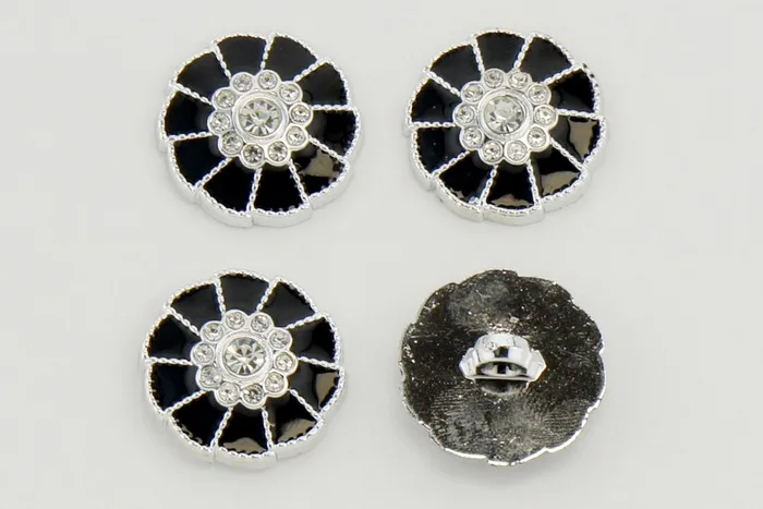 Гудзик 25 мм Mertbutton, чорний, KM-04-02-40-000/nik