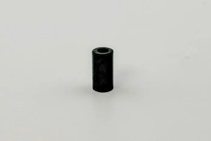 Наконечник для шнура металевий, 8 x 9 мм Mertbutton, чорний, MSB-05-black