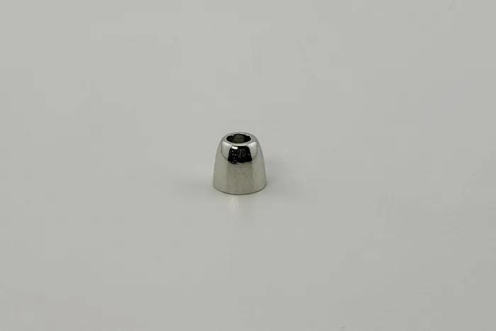 Наконечник для шнура металевий, 8 x 9 мм Mertbutton, нікель, MSB-14-nik
