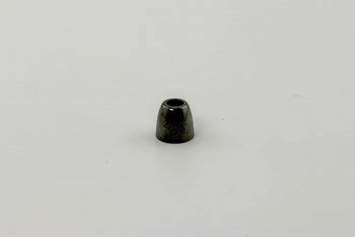 Наконечник для шнура металевий, 8 x 9 мм Mertbutton, нікель чорний, MSB-14-b.nik