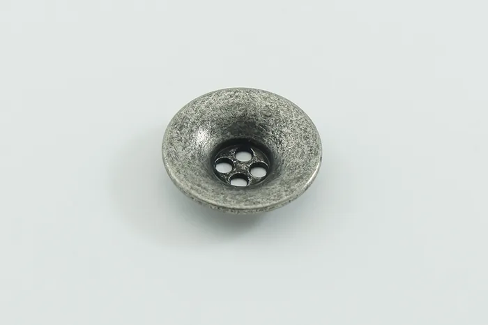 Гудзик металевий 25 мм Mertbutton, нікель, MTL-64-40-nik