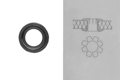 Блочки 4.0 мм Castiglioni, 10 штук, чорний, №54