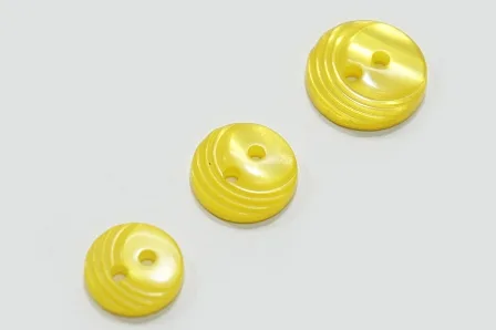 Гудзик 15 мм Mertbutton, жовтий, 4013-23-1369