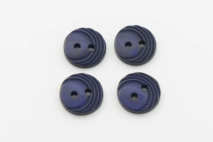 Гудзик 12 мм Mertbutton, синій темний, 4013-20-1313