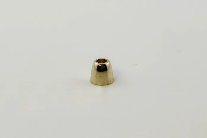 Наконечник для шнура металевий, 8 x 9 мм Mertbutton, золото, MSB-14-gold