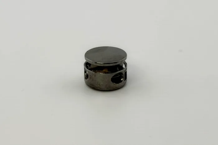 Фіксатор для шнура металевий, 15 мм Mertbutton, нікель чорний, MSS-01-b.nik