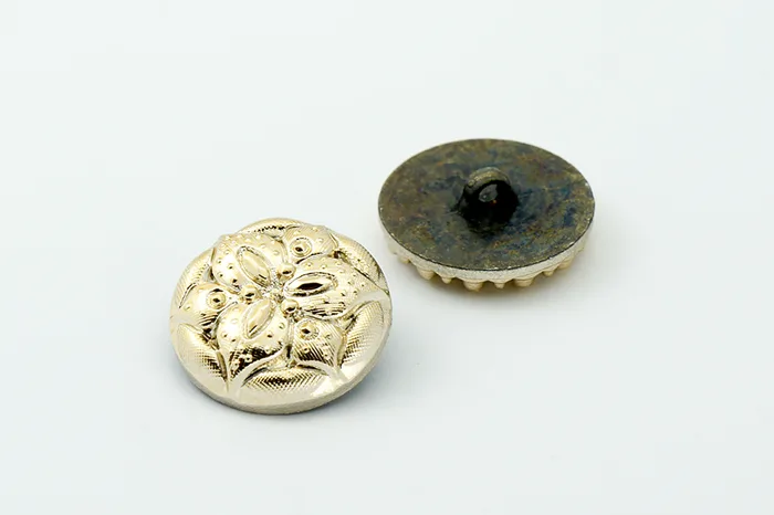 Гудзик 28 мм Mertbutton, золото, 624-44-gold
