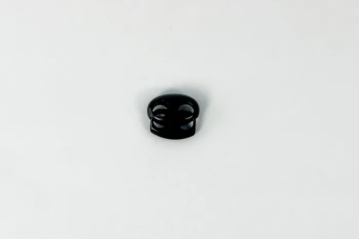 Фіксатор для шнура СТ243 металевий, 17,3 x 19,3 x 7 MH, чорний, 6660-0150-black