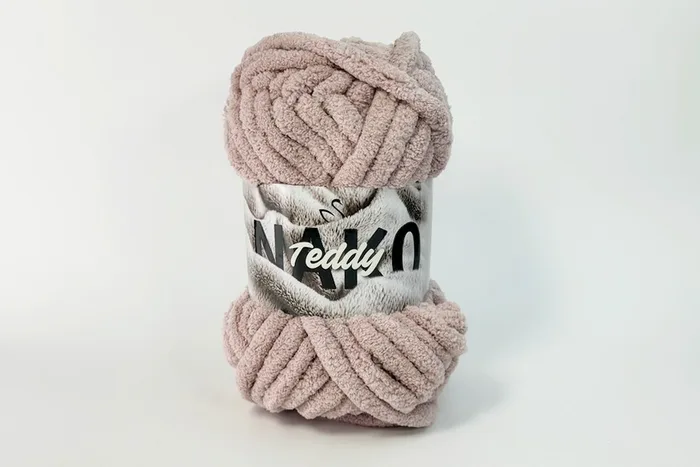 Пряжа Teddy 200гр/22м NAKO, фрезовий, 13953