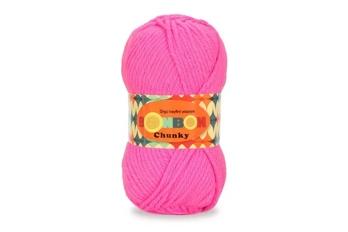 Пряжа Bonbon chunky 100гр/135м NAKO, рожевий, 98240