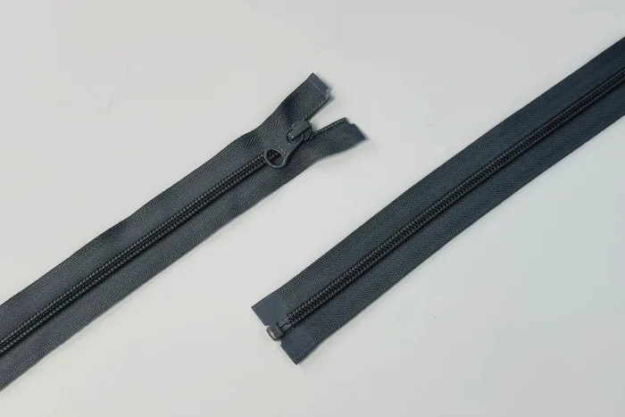 Блискавка YKK, T5, 1 замок, 60 см, сірий темний