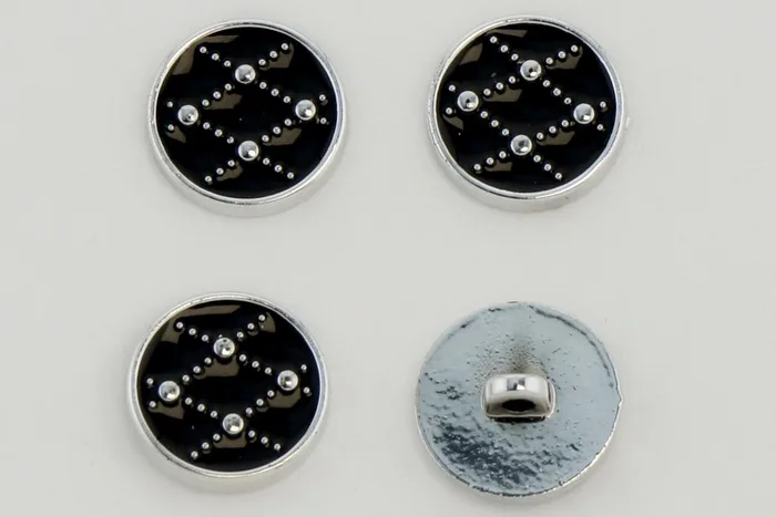 Гудзик 21 мм Mertbutton, нікель, ATS-140-34-000/nik