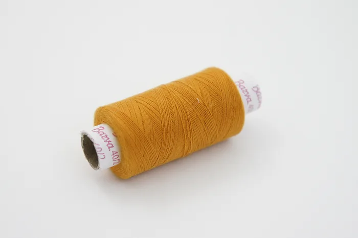 Нитки ПЕ №40/2 250 м Barva, помаранчевий брудний, 3023