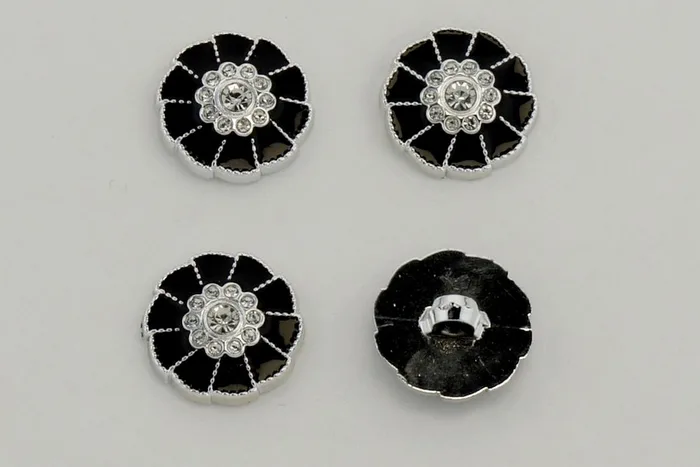 Гудзик 21 мм Mertbutton, чорний, KM-04-02-34-000/nik