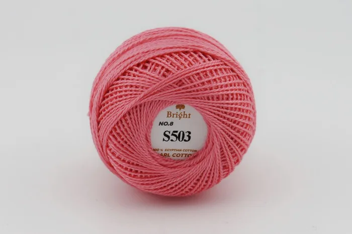 Нитки Ірис 10гр/80м Bright, кораловий, S503
