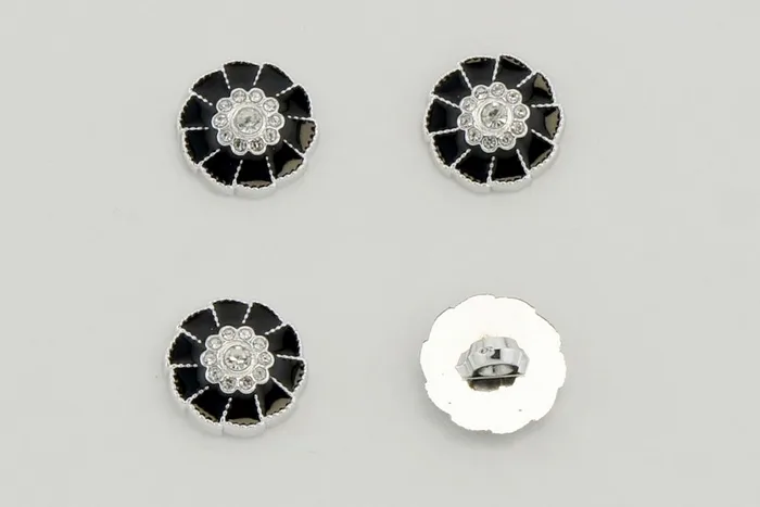 Гудзик 18 мм Mertbutton, чорний, KM-04-02-28-000/nik
