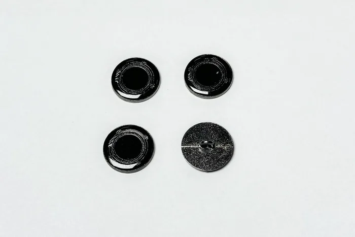 Гудзик металевий 20 мм Mertbutton, нікель чорний, UTS-74-32-b.nik