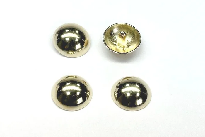 Гудзик металевий 20 мм Mertbutton, золото, SMB-395-32-gold