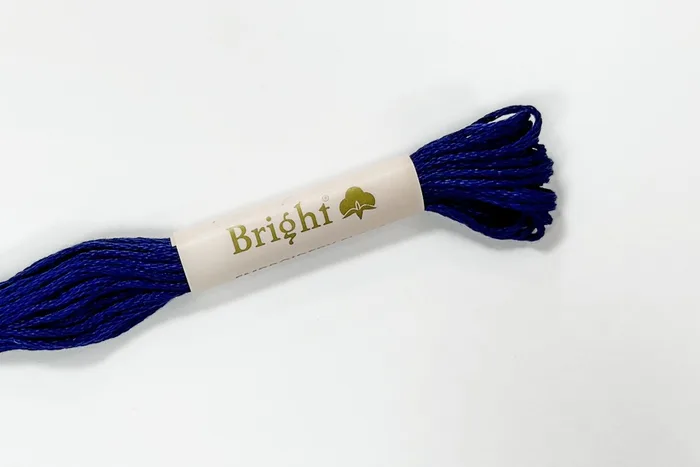 Нитки муліне 8 м Bright, синій, 2413
