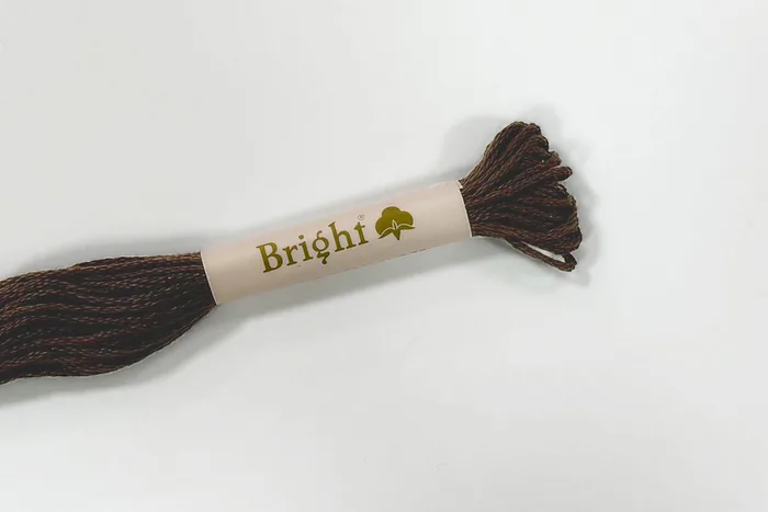 Нитки муліне 8 м Bright, коричневий, 5711