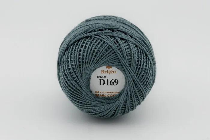 Нитки Ірис 10гр/80м Bright, полиновий, D169