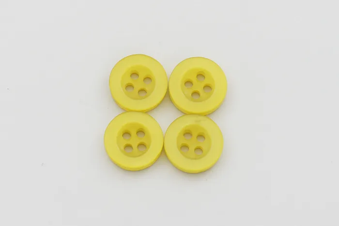 Гудзик 11 мм Mertbutton, жовтий, 40091-18-1369