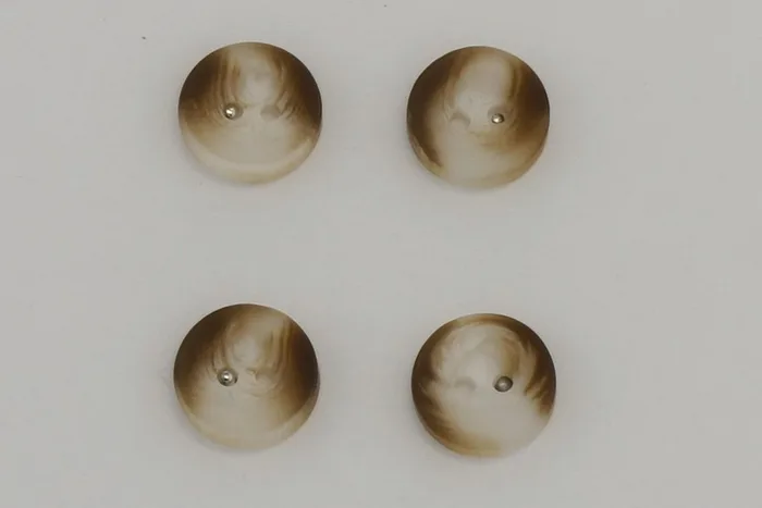 Гудзик 15 мм Mertbutton, какао, FNL-253-24-0173