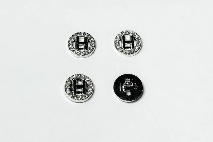 Гудзик 20 мм Mertbutton, срібло, BR-662-34-silv