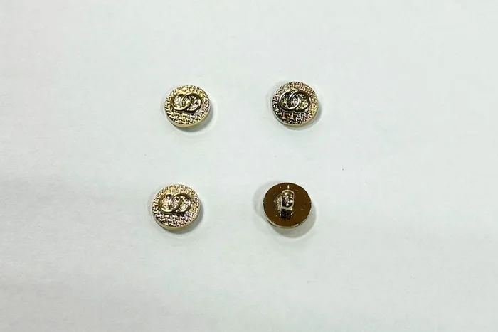 Гудзик 12 мм Mertbutton, BR-655-20-gold