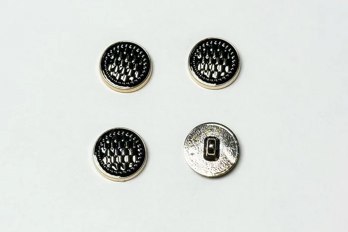 Гудзик 17 мм Mertbutton, золото, KM-408-28-000/gold