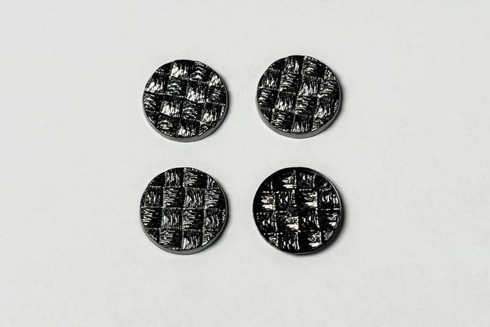 Гудзик металевий 23 мм Mertbutton, нікель чорний, UTS-29-36-b.nik