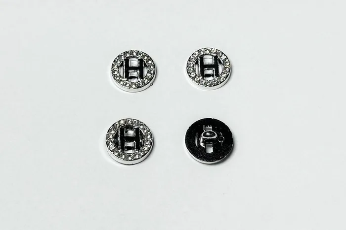 Гудзик 17 мм Mertbutton, срібло, BR-662-28-silv