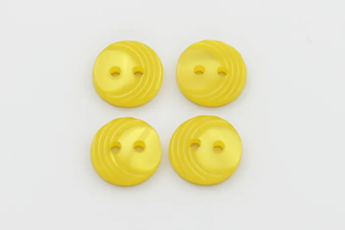 Гудзик 12 мм Mertbutton, жовтий, 4013-20-1369
