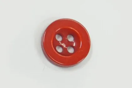 Гудзик 11 мм Mertbutton, червоний, 40091-18-0812