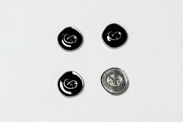 Гудзик металевий 18 мм Mertbutton, нікель, UTS-66-28-nik