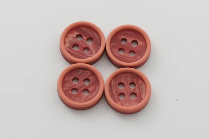 Гудзик 11 мм Mertbutton, червоний яскравий, EKAY-18-1337