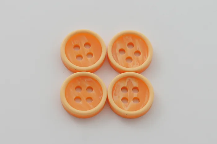 Гудзик 11 мм Mertbutton, оранжевий, EKAY-18-1150