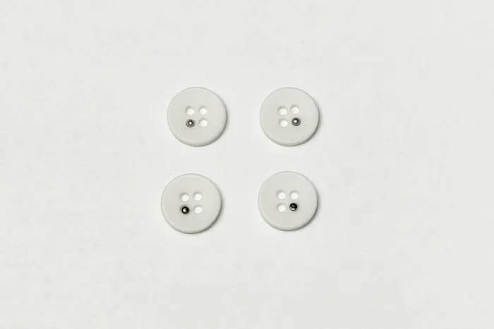 Гудзик 11.5 мм Mertbutton, білий, AVR-4-18-9999