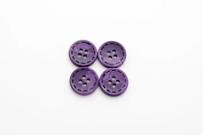 Гудзик 18 мм Mertbutton, фіолетовий ожиновий, 13-28-0298
