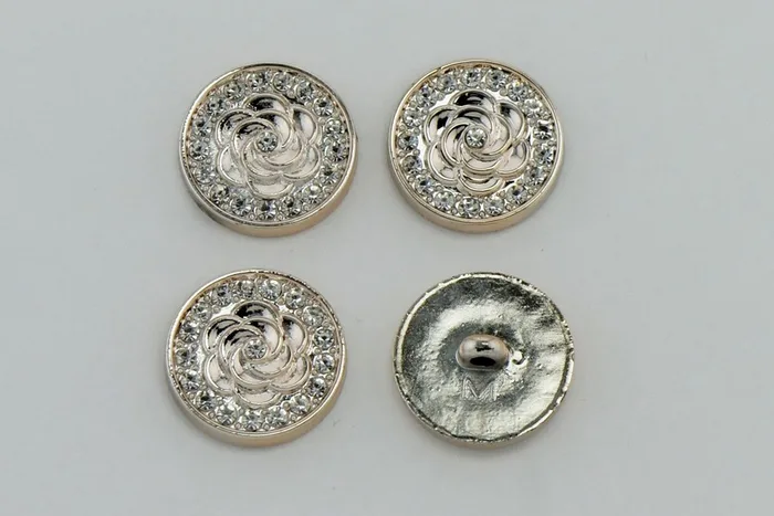 Гудзик 25 мм Mertbutton, золото, FR-10-01-40-gold