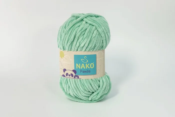 Пряжа Nako panda 100гр/120м, м'ятний, 3099