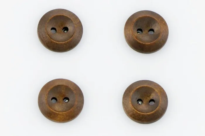 Гудзик 18 мм Mertbutton, коричневий, 1111-28-1265