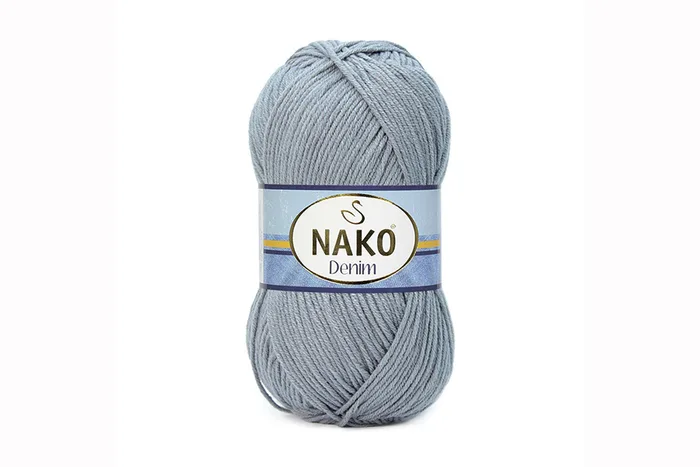 Пряжа 100гр/200м Denim, сірий, 11581