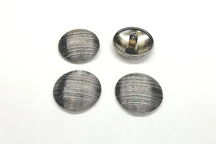 Гудзик металевий 18 мм Mertbutton, нікель чорний, SMB-6370-28-b.nik